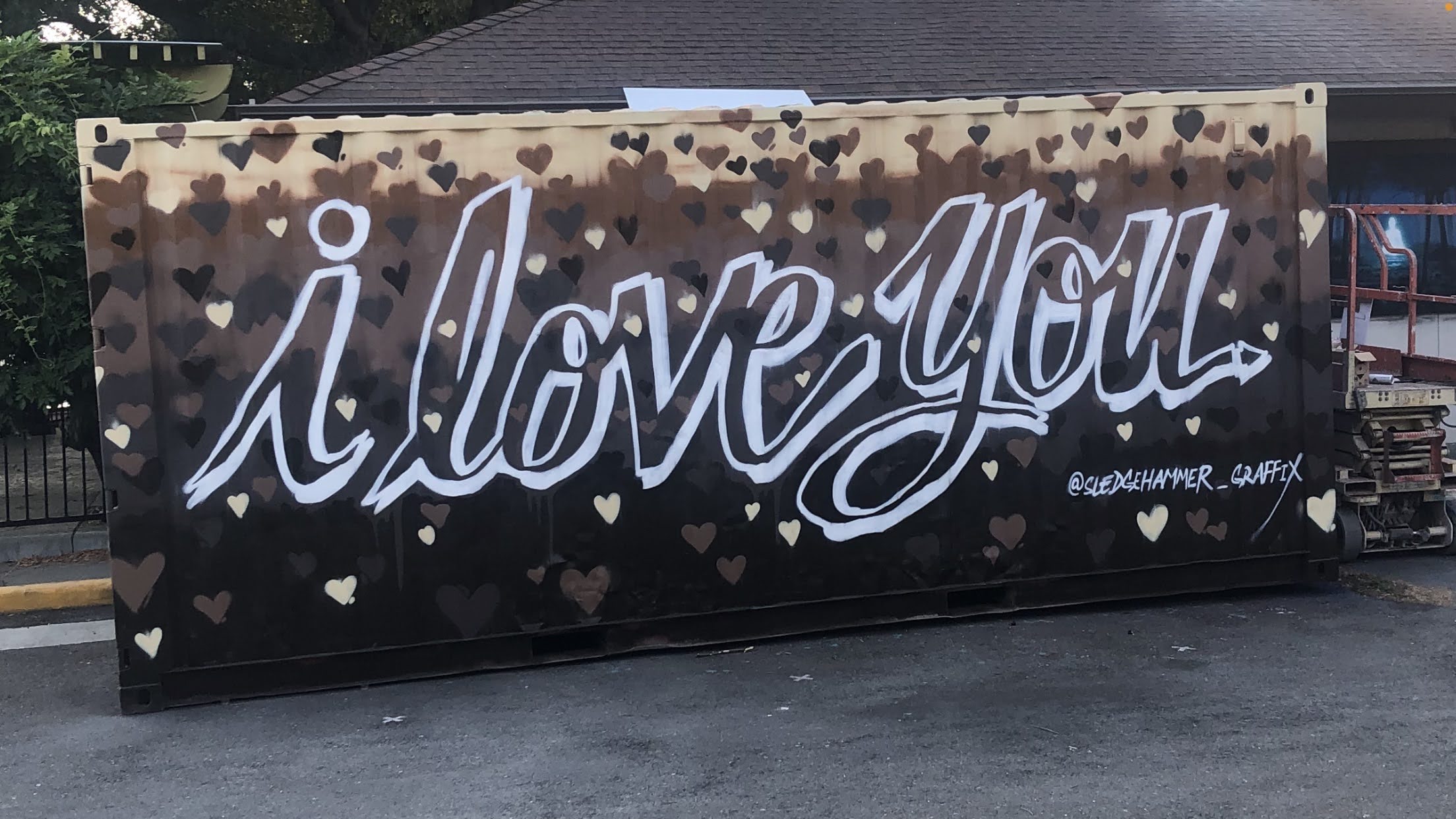 I Love You Mural